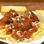 Classic Spaghetti and Meatballs with Sustainable Herbs