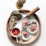 Oysters with Strawberry Mignonette