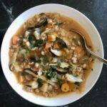 Mushroom Farro Soup