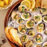 Grilled littleneck clams